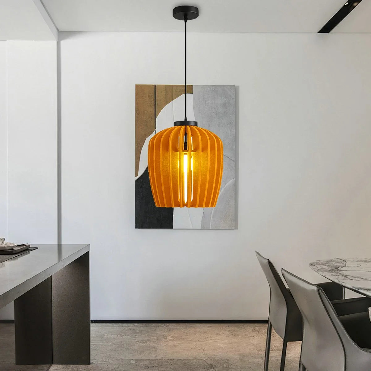 Wine Jar Shape Acoustic Pendant Lighting