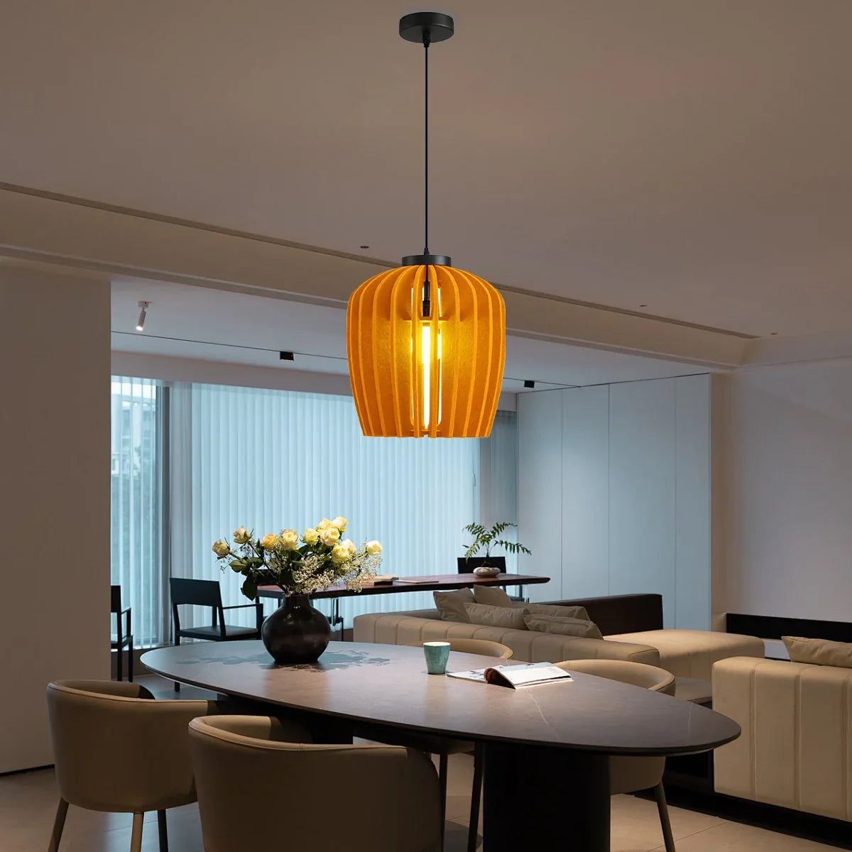Wine Jar Shape Acoustic Pendant Lighting