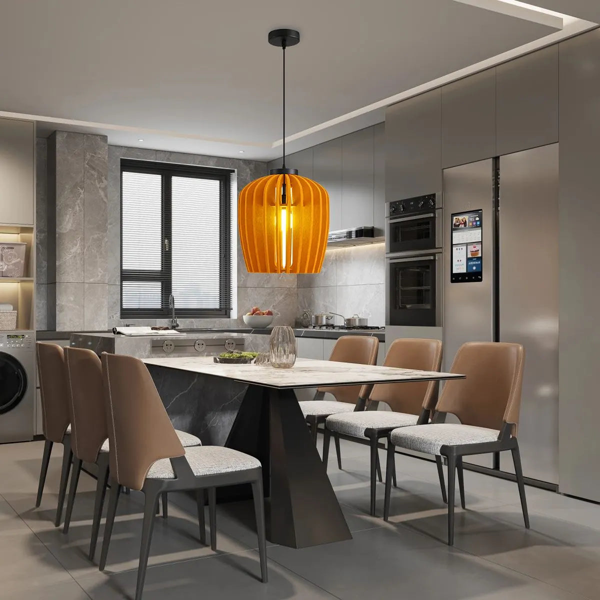 Wine Jar Shape Acoustic Pendant Lighting