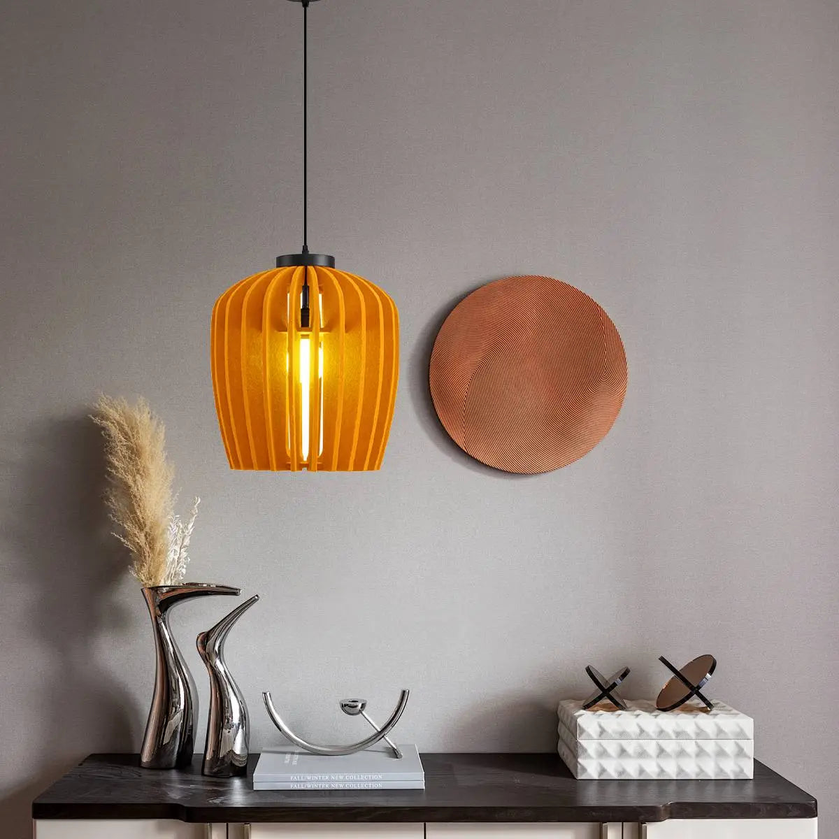 Wine Jar Shape Acoustic Pendant Lighting