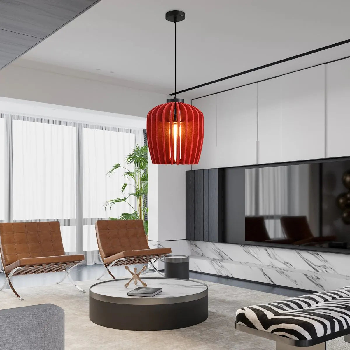 Wine Jar Shape Acoustic Pendant Lighting