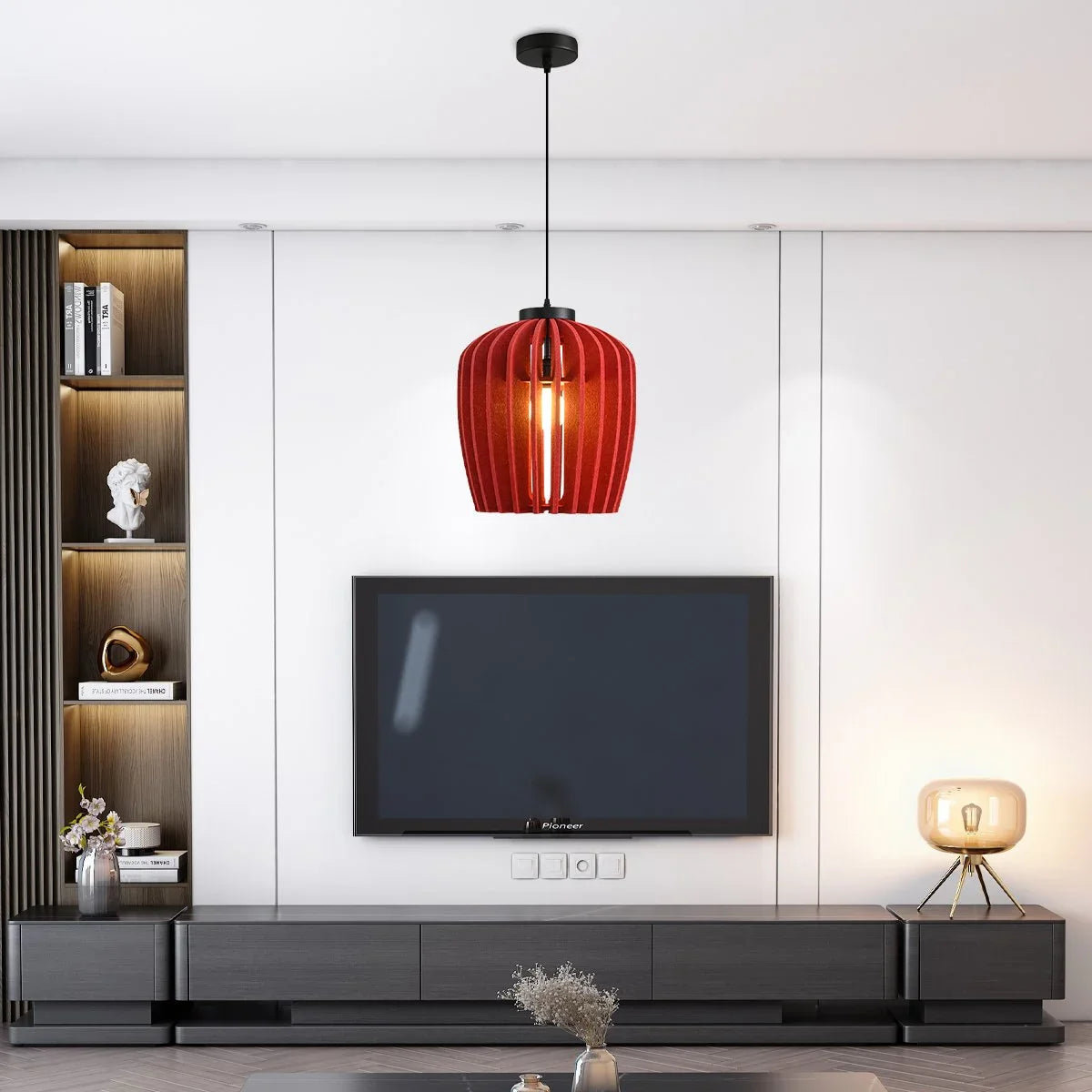 Wine Jar Shape Acoustic Pendant Lighting