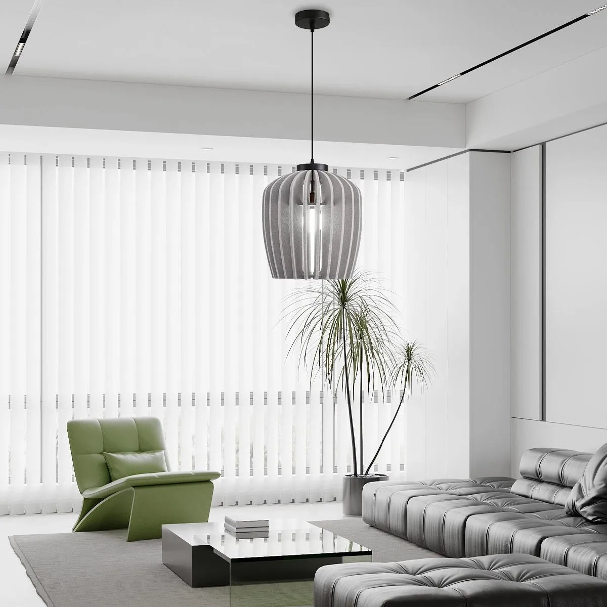 Wine Jar Shape Acoustic Pendant Lighting