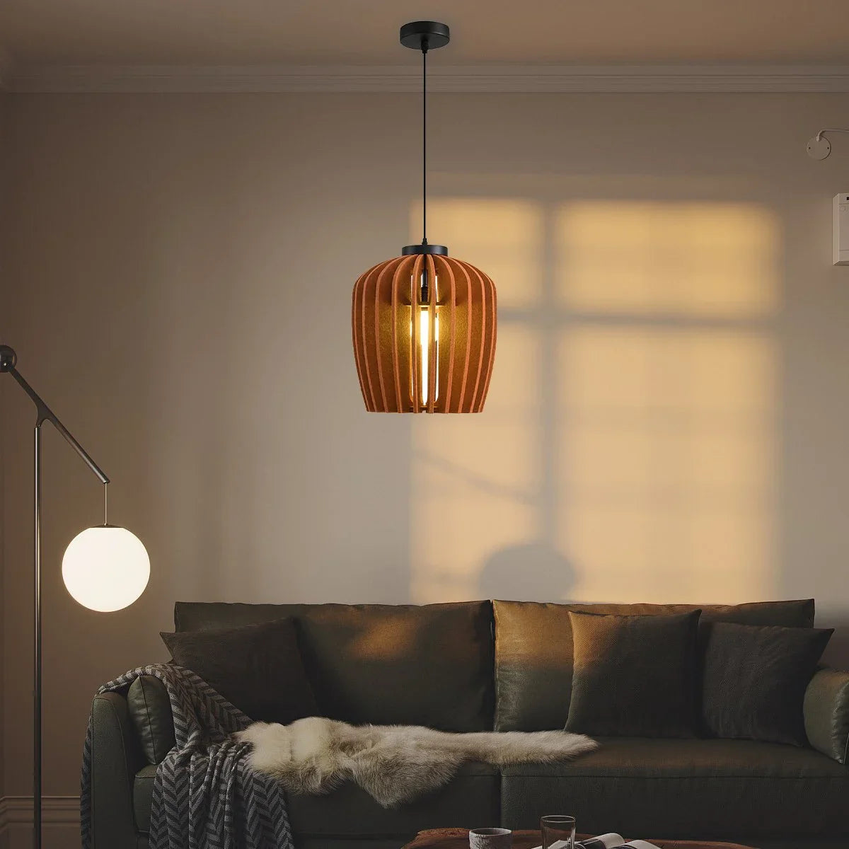 Wine Jar Shape Acoustic Pendant Lighting