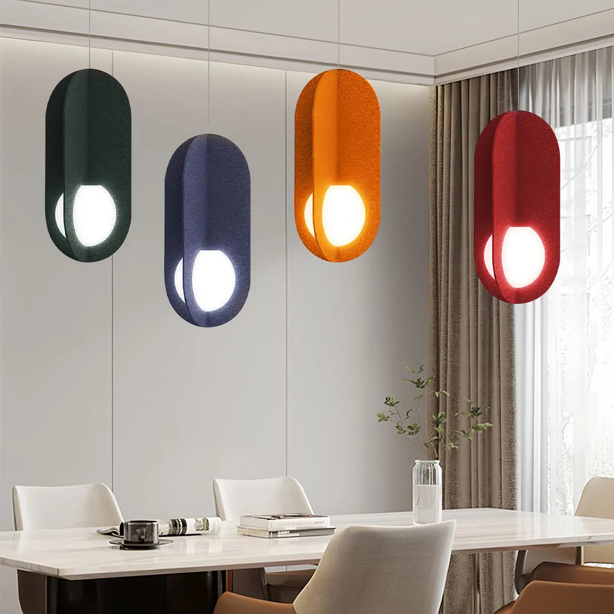 Carambola Acoustic Pendant Light for Dining Area