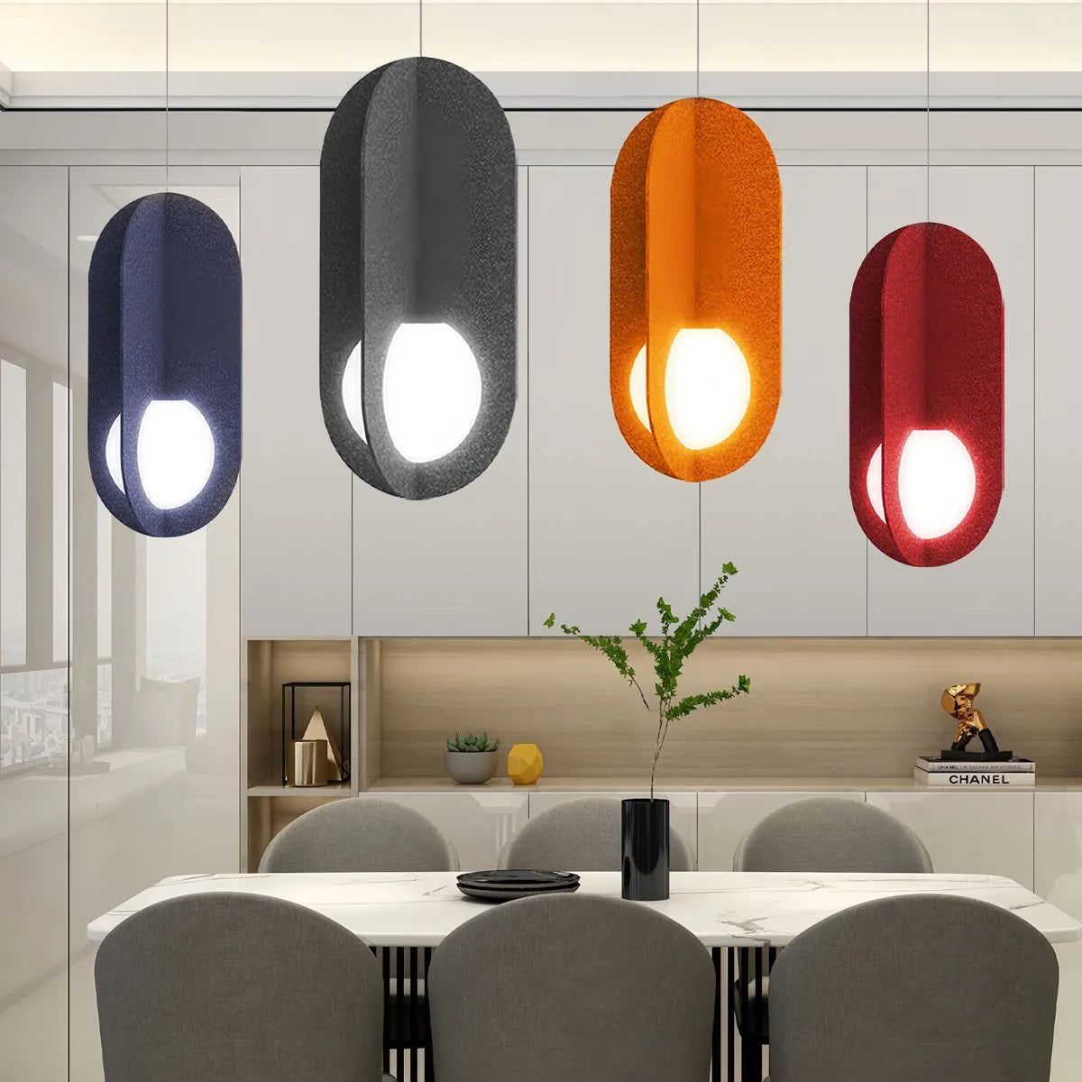 Carambola Acoustic Pendant Light for Dining Area