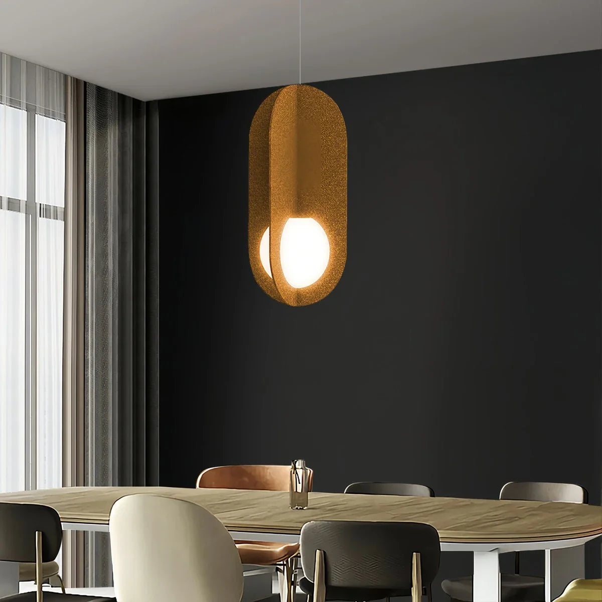 Carambola Acoustic Pendant Light for Dining Area