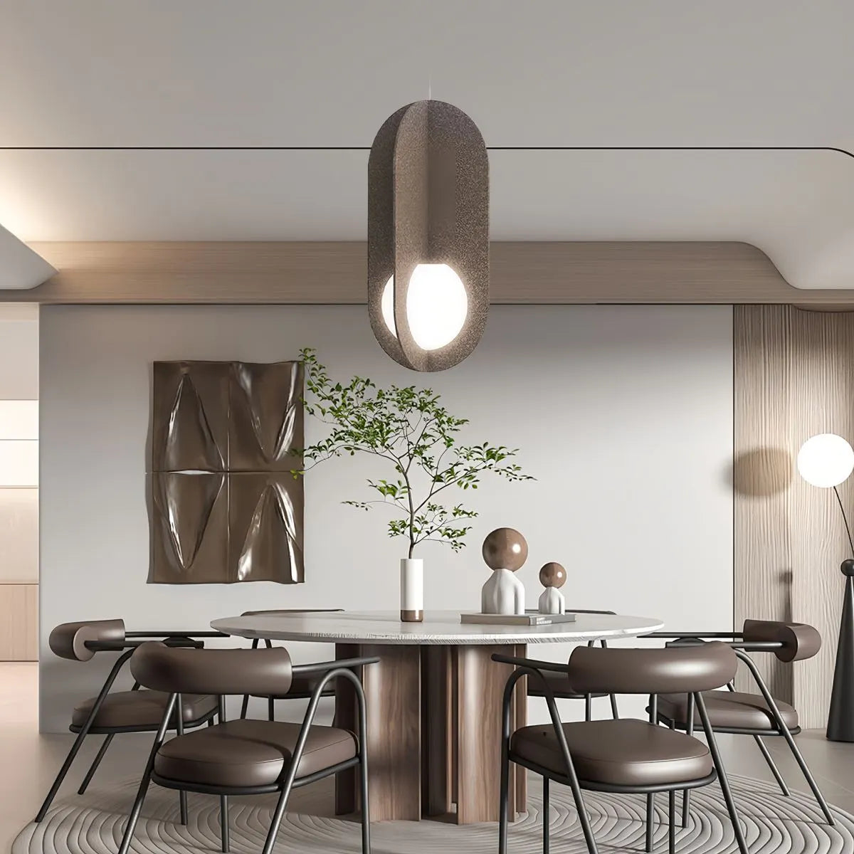 Carambola Acoustic Pendant Light for Dining Area