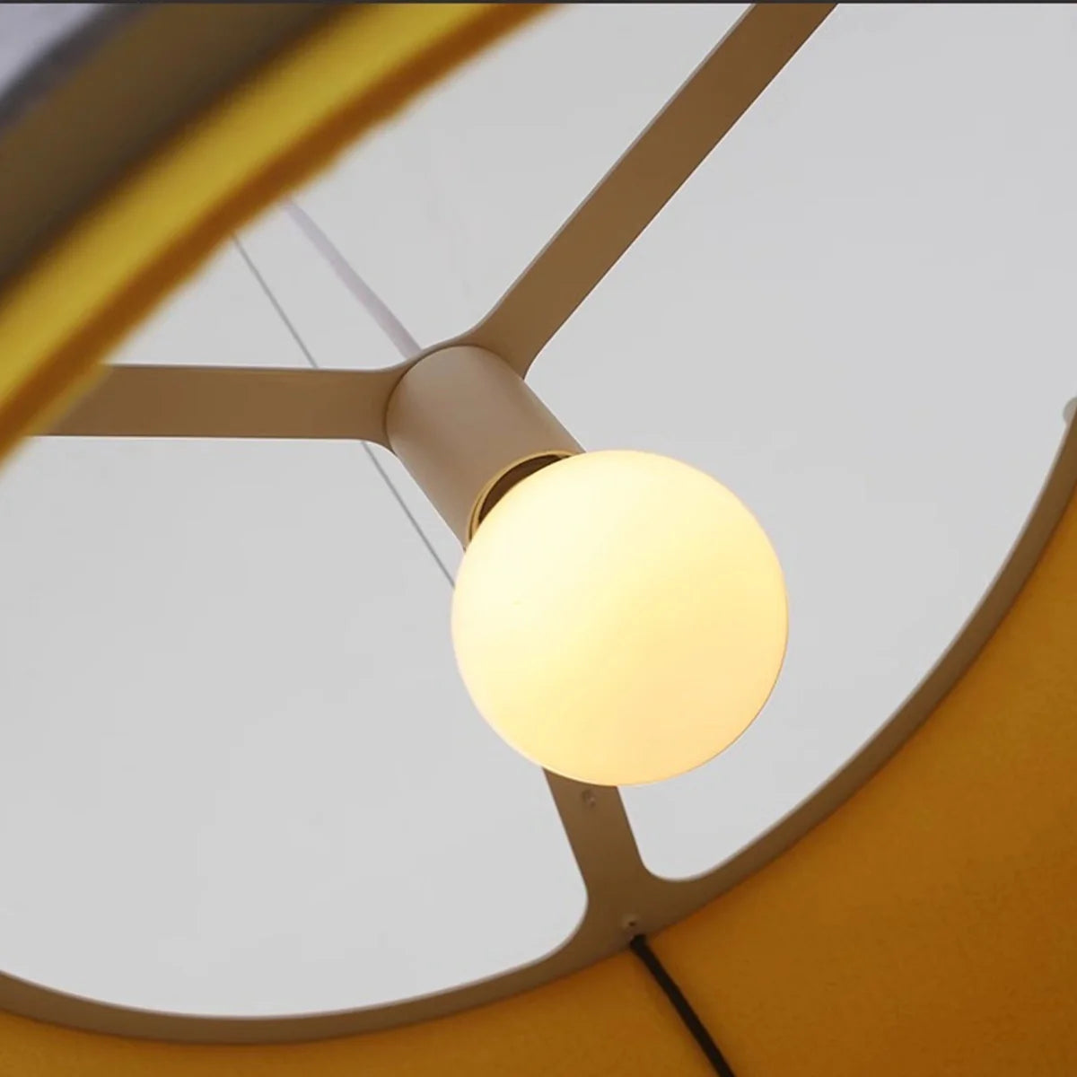 Double Layer Circular Acoustic Pendant Light for Office