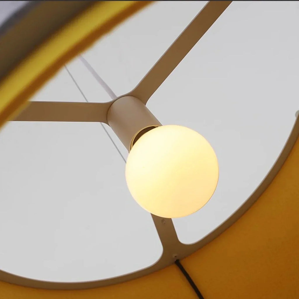 Double Layer Circular Acoustic Pendant Light for Office