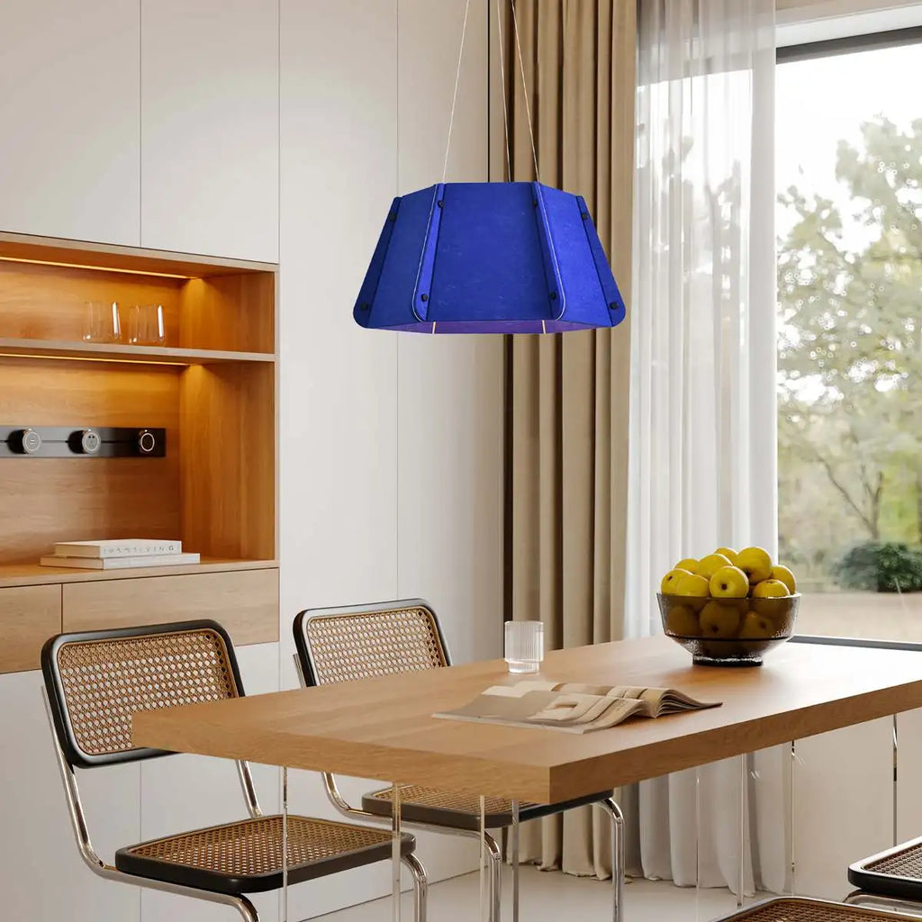 Outward Turning Circular Cone Acoustic Pendant Light
