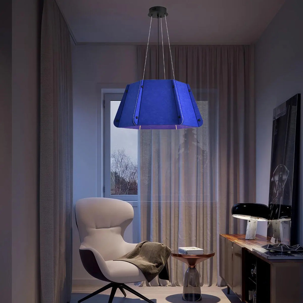 Outward Turning Circular Cone Acoustic Pendant Light