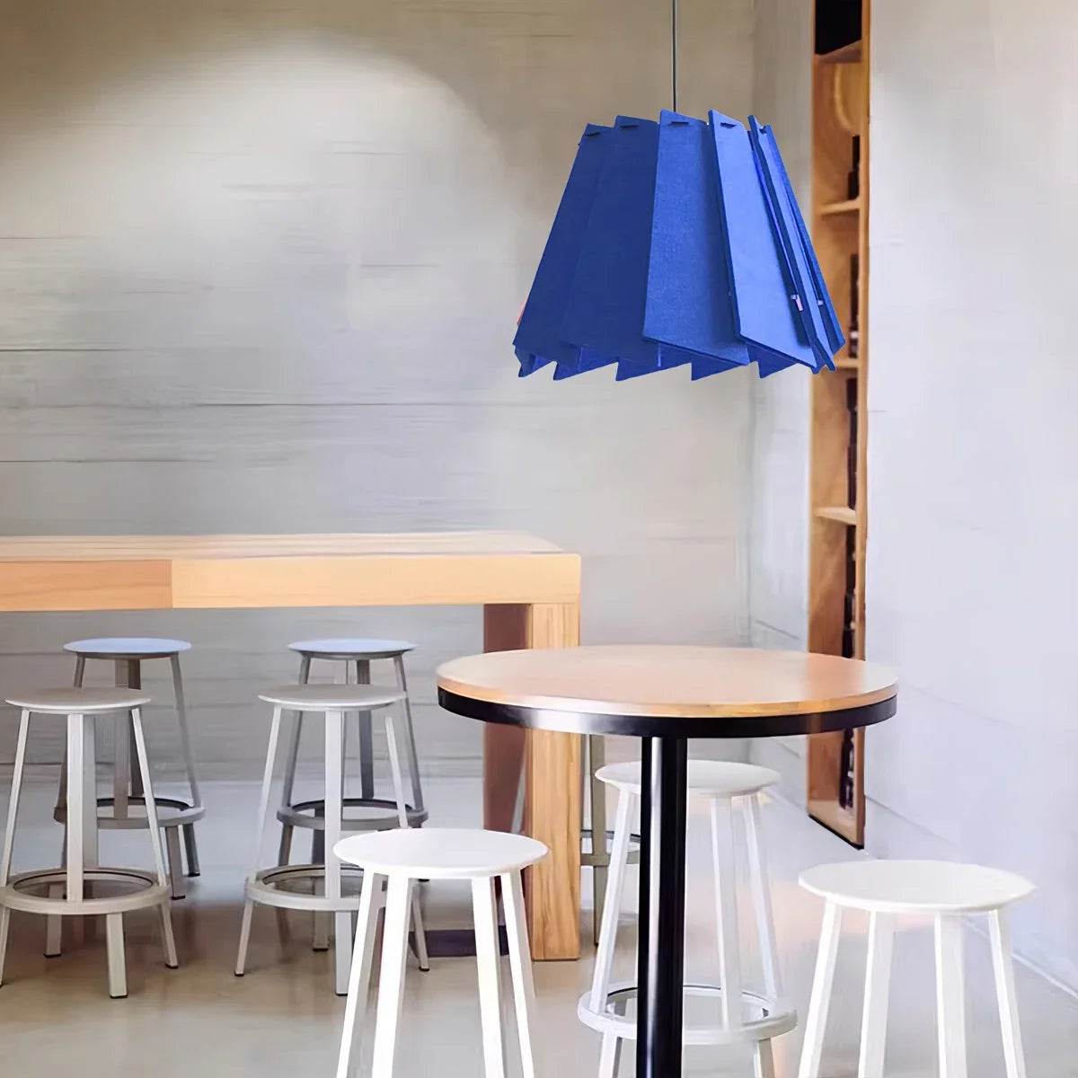 Rotating Leaf Acoustic Pendant Light for Living Room Office