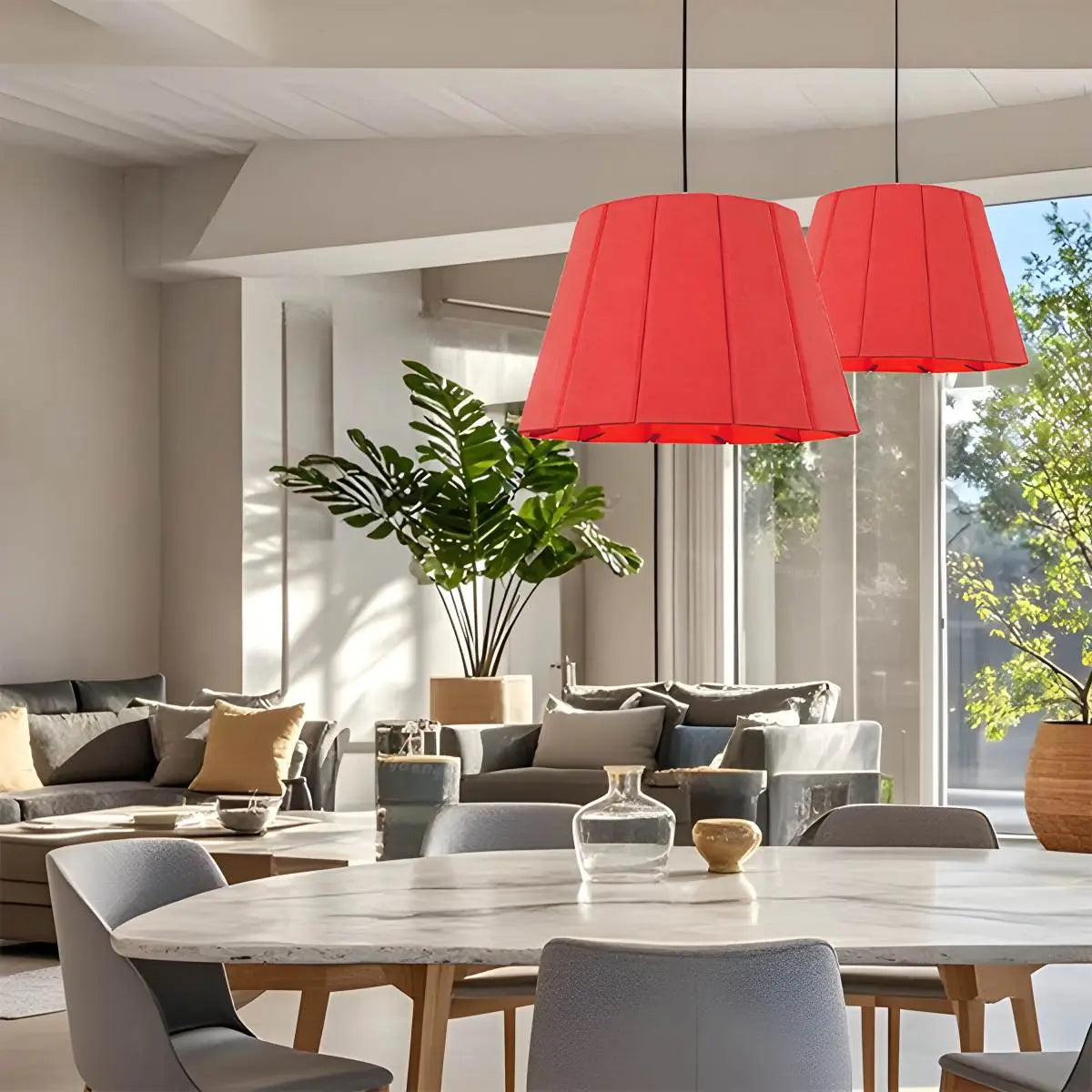 Splicing Board Circular Acoustic Pendant Light
