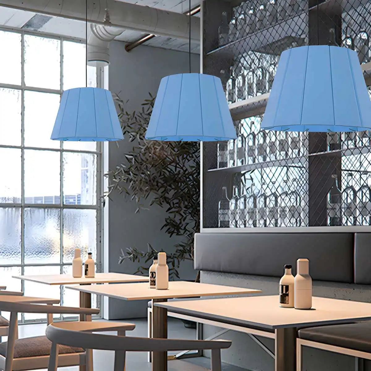 Splicing Board Circular Acoustic Pendant Light