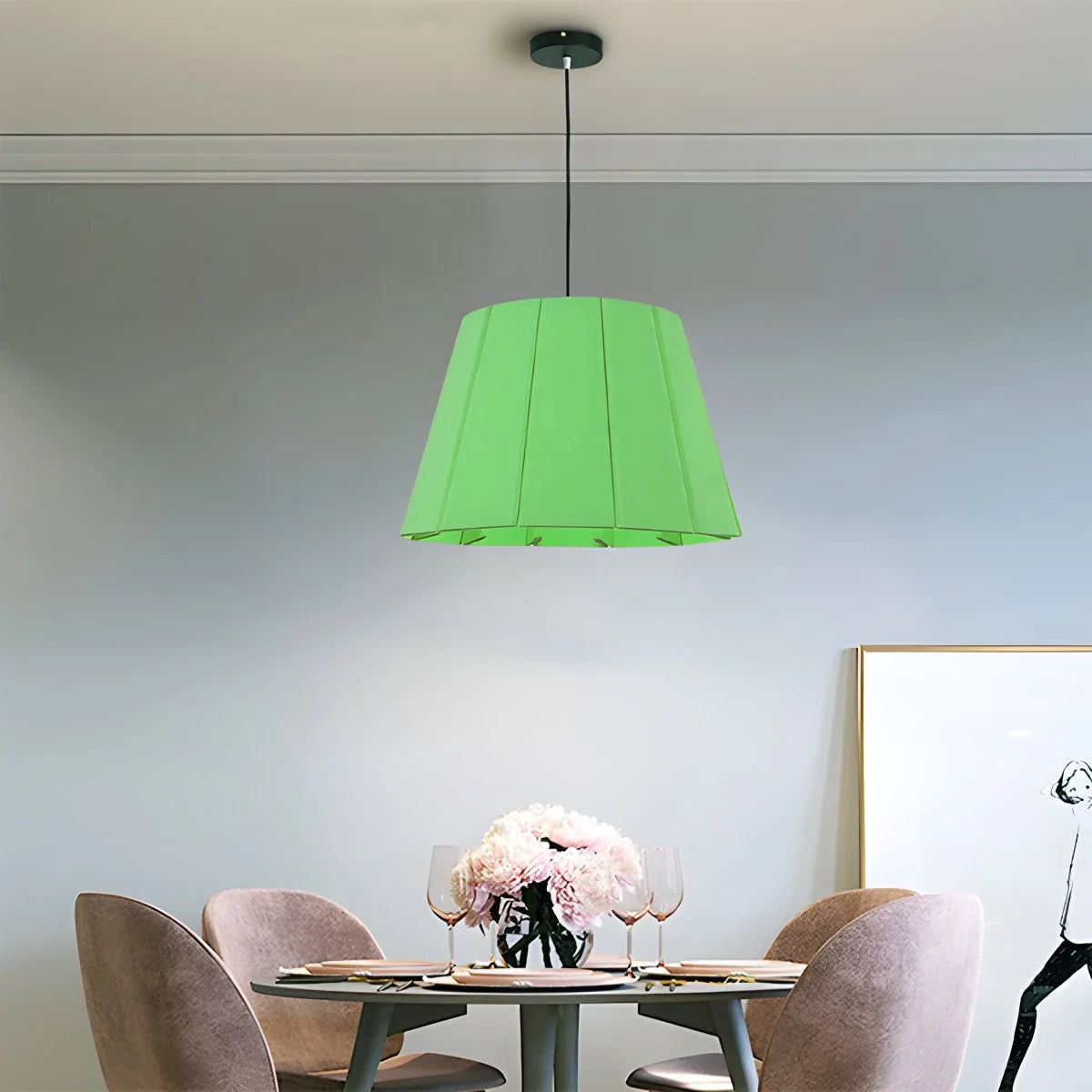 Splicing Board Circular Acoustic Pendant Light