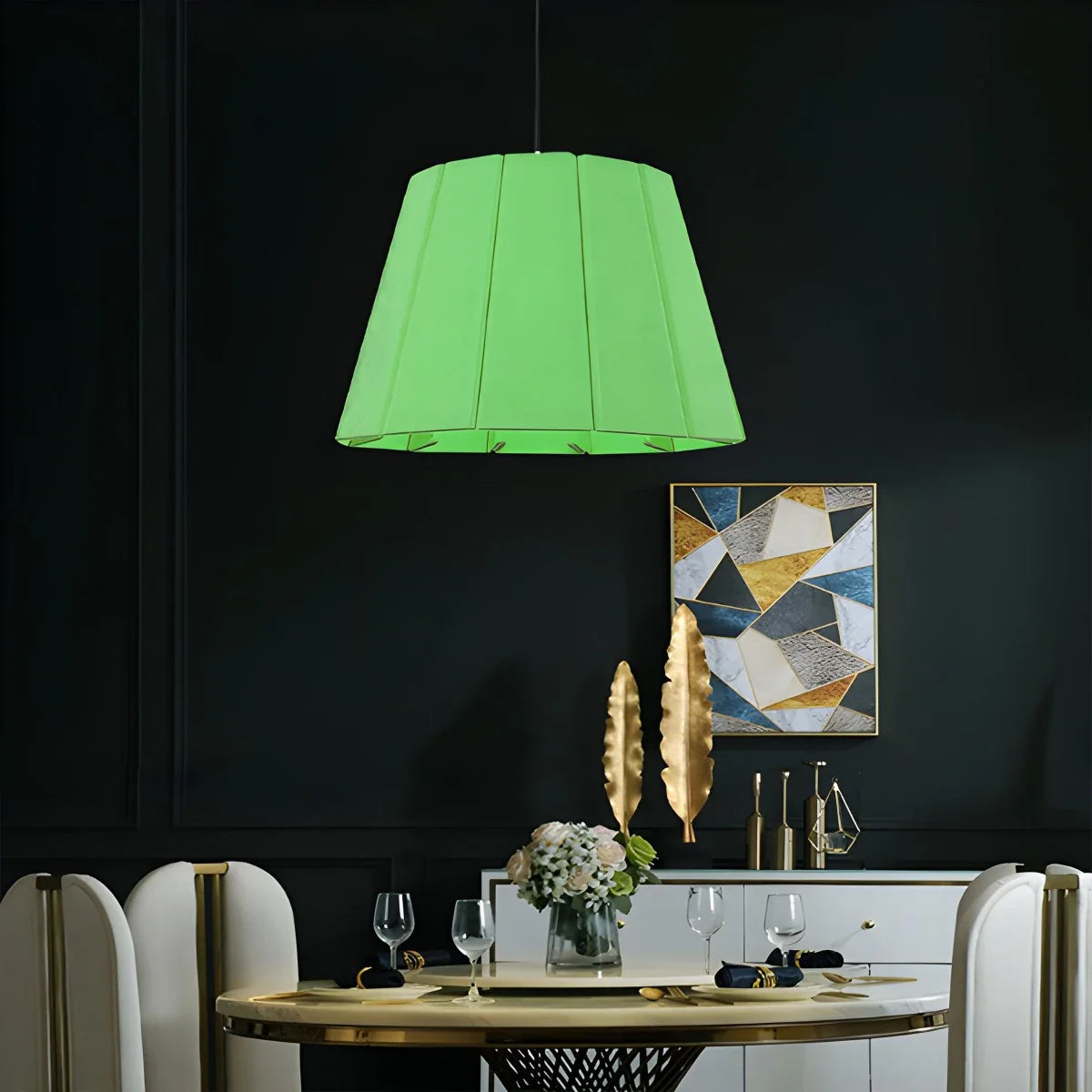 Splicing Board Circular Acoustic Pendant Light