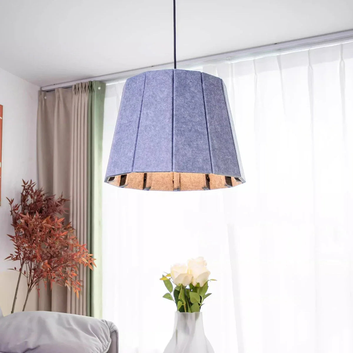 Splicing Board Circular Acoustic Pendant Light