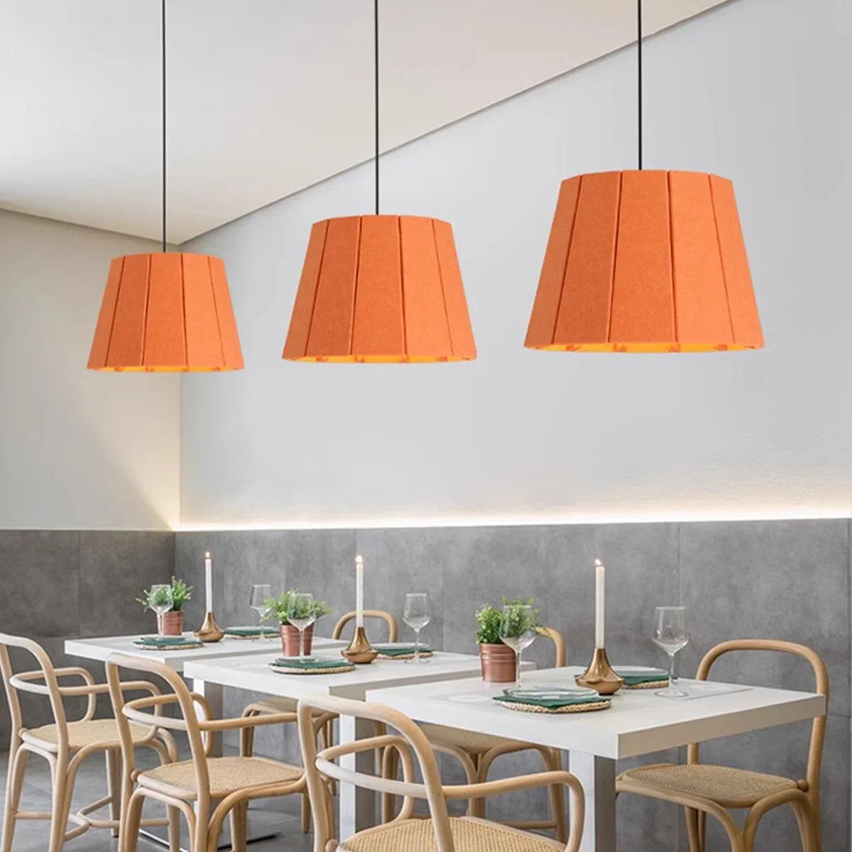 Splicing Board Circular Acoustic Pendant Light