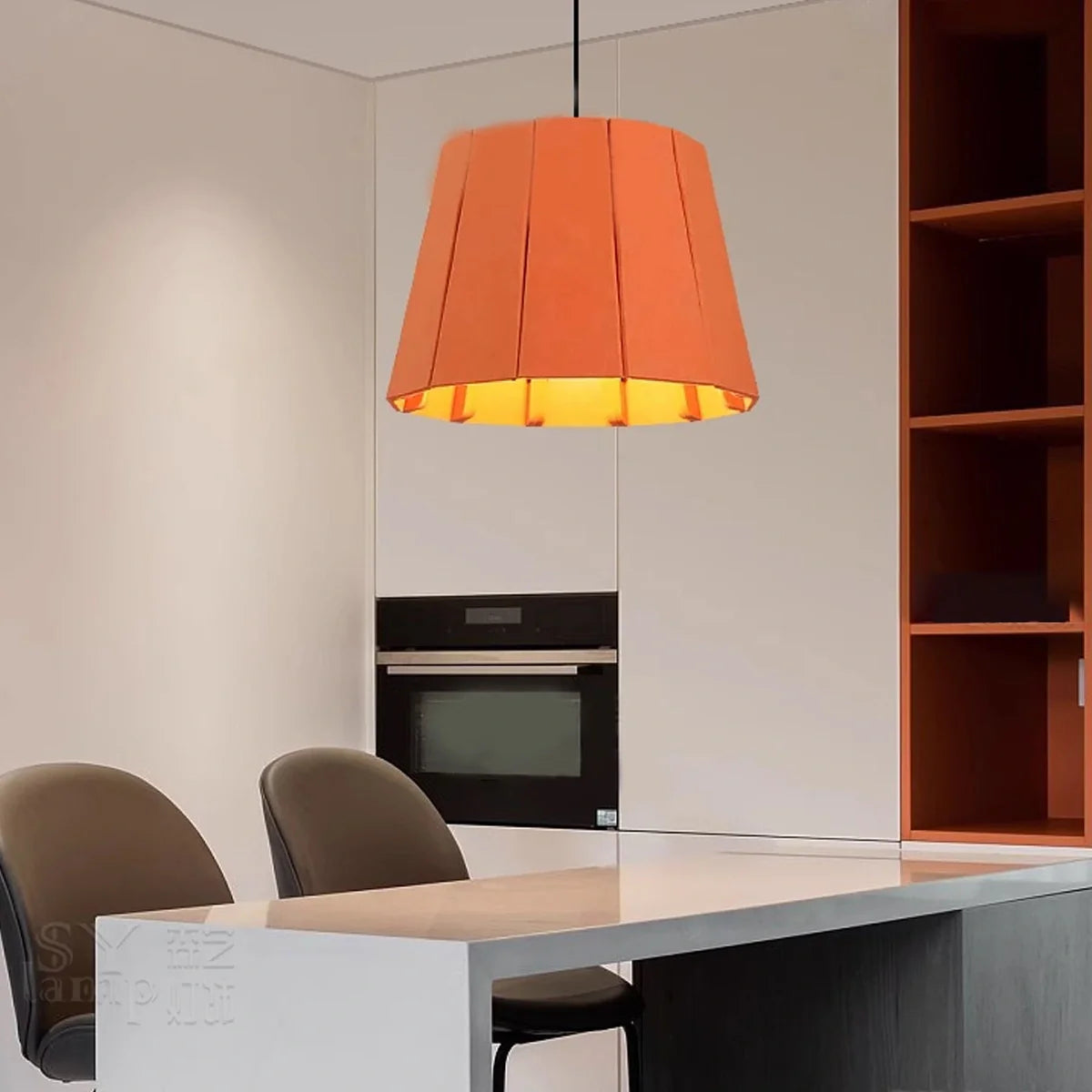 Splicing Board Circular Acoustic Pendant Light