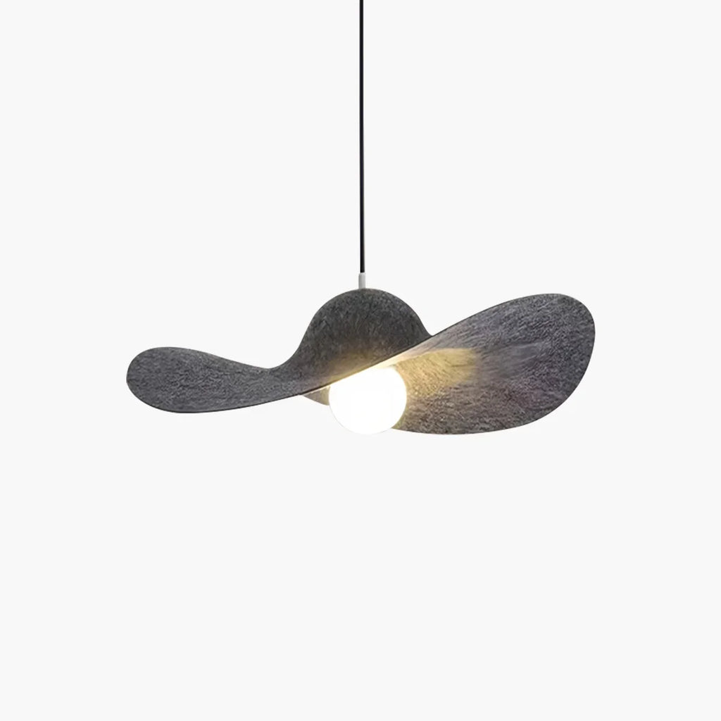 Straw Hat Acoustic Pendant Light for Dining room Living room