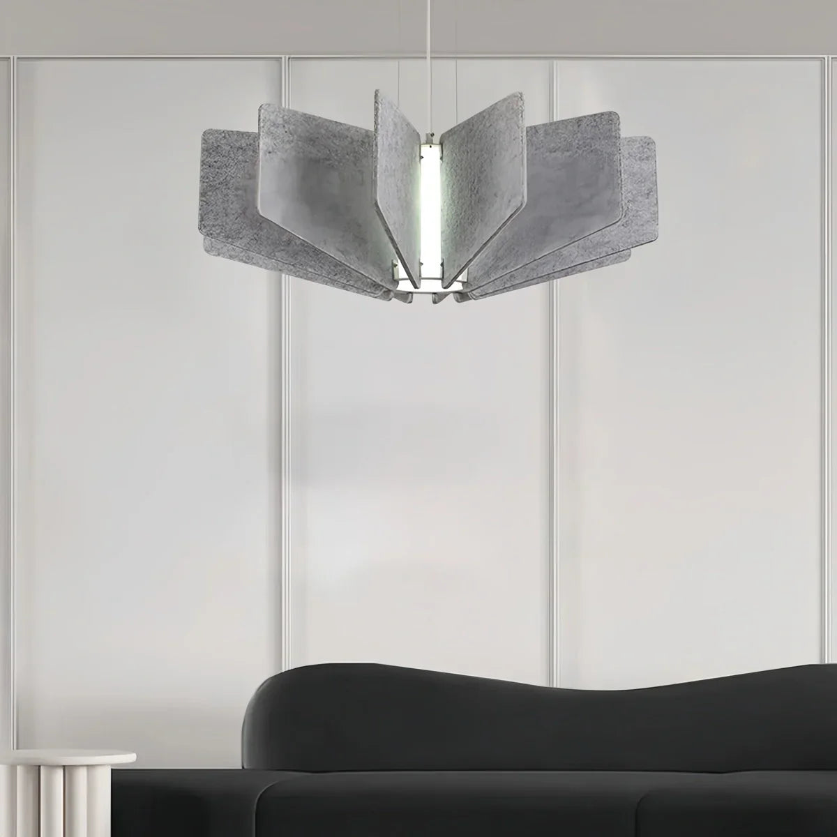 Wing Panel Acoustic Pendant Light for Living Room