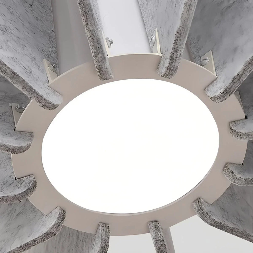 Wing Panel Acoustic Pendant Light for Living Room