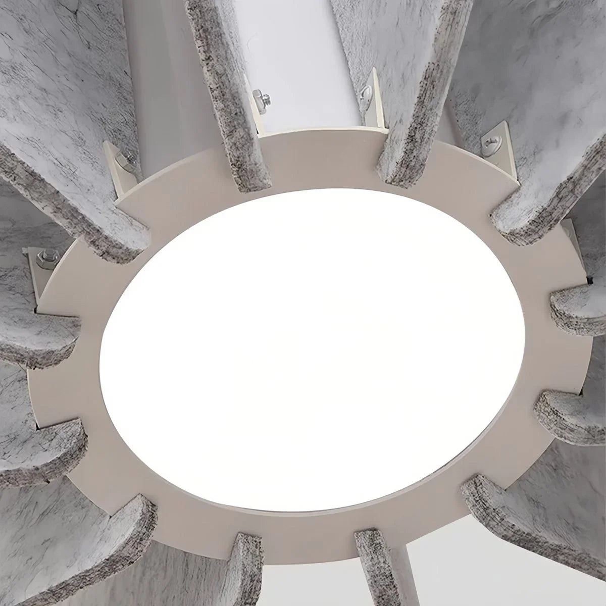 Wing Panel Acoustic Pendant Light for Living Room