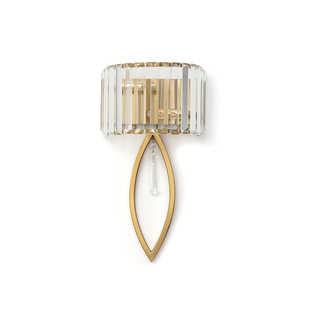 Arc Prismatic Crystal Wall Light