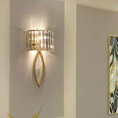 Arc Prismatic Crystal Wall Light