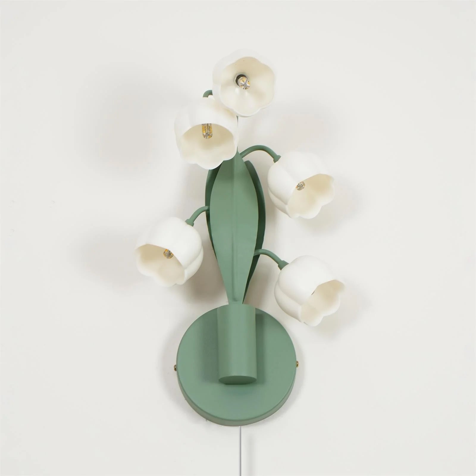 Bell Orchid Plug In Wall Lamp