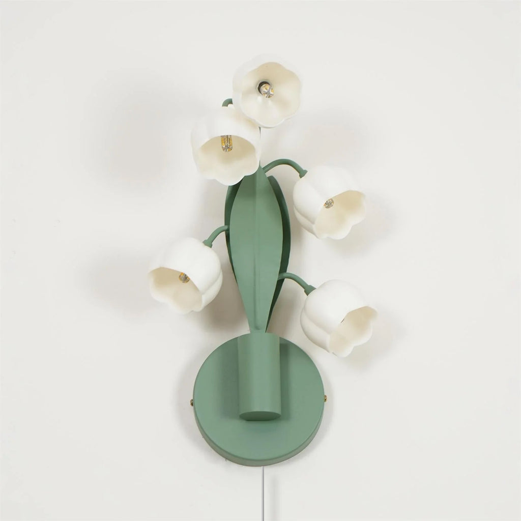 Bell Orchid Plug In Wall Lamp