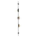 Black Slender Alabaster Wall Lamp