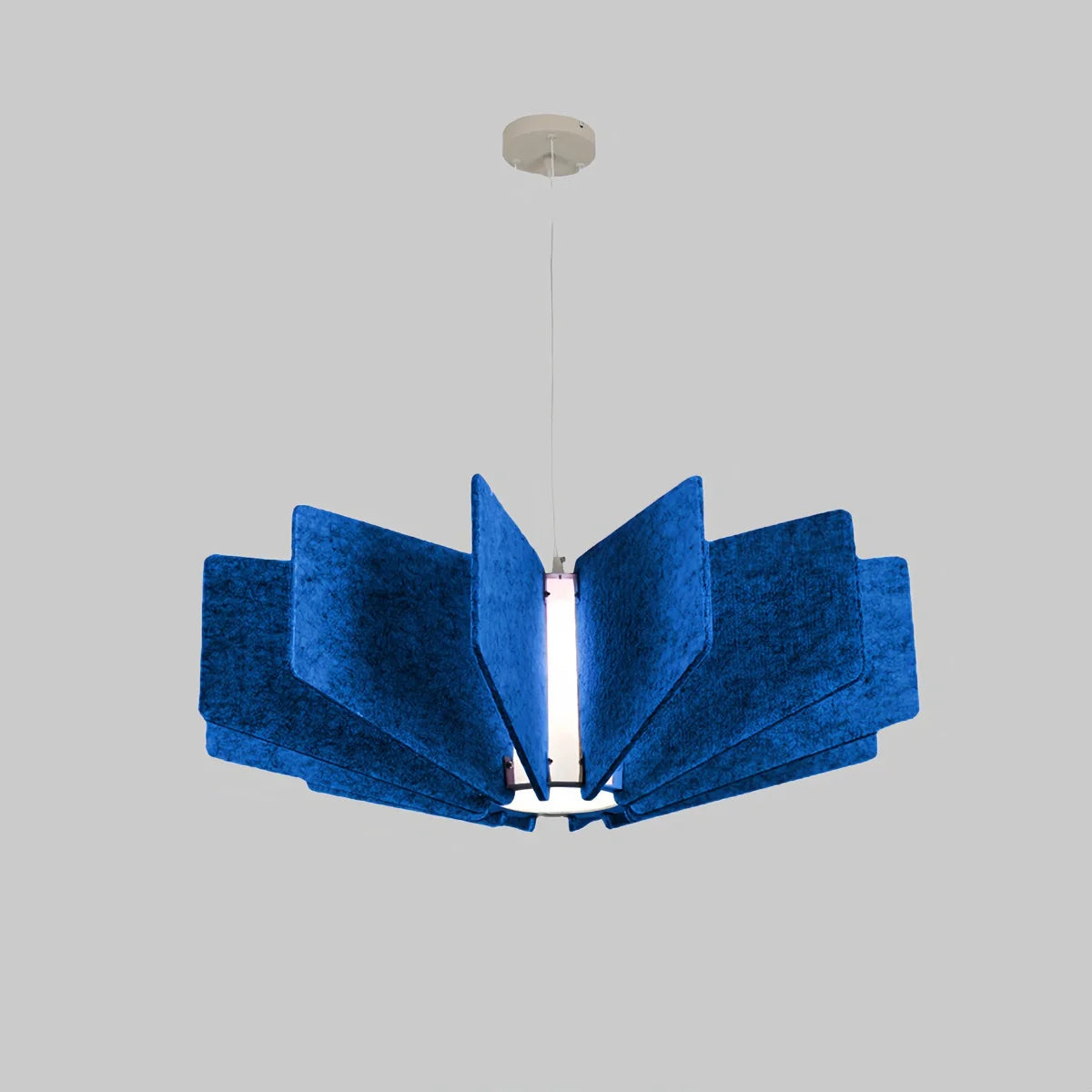 Wing Panel Acoustic Pendant Light for Living Room
