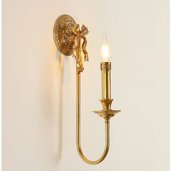 Bow Brass Wall Light