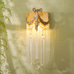 Bow Tie Crystal Wall Lamp