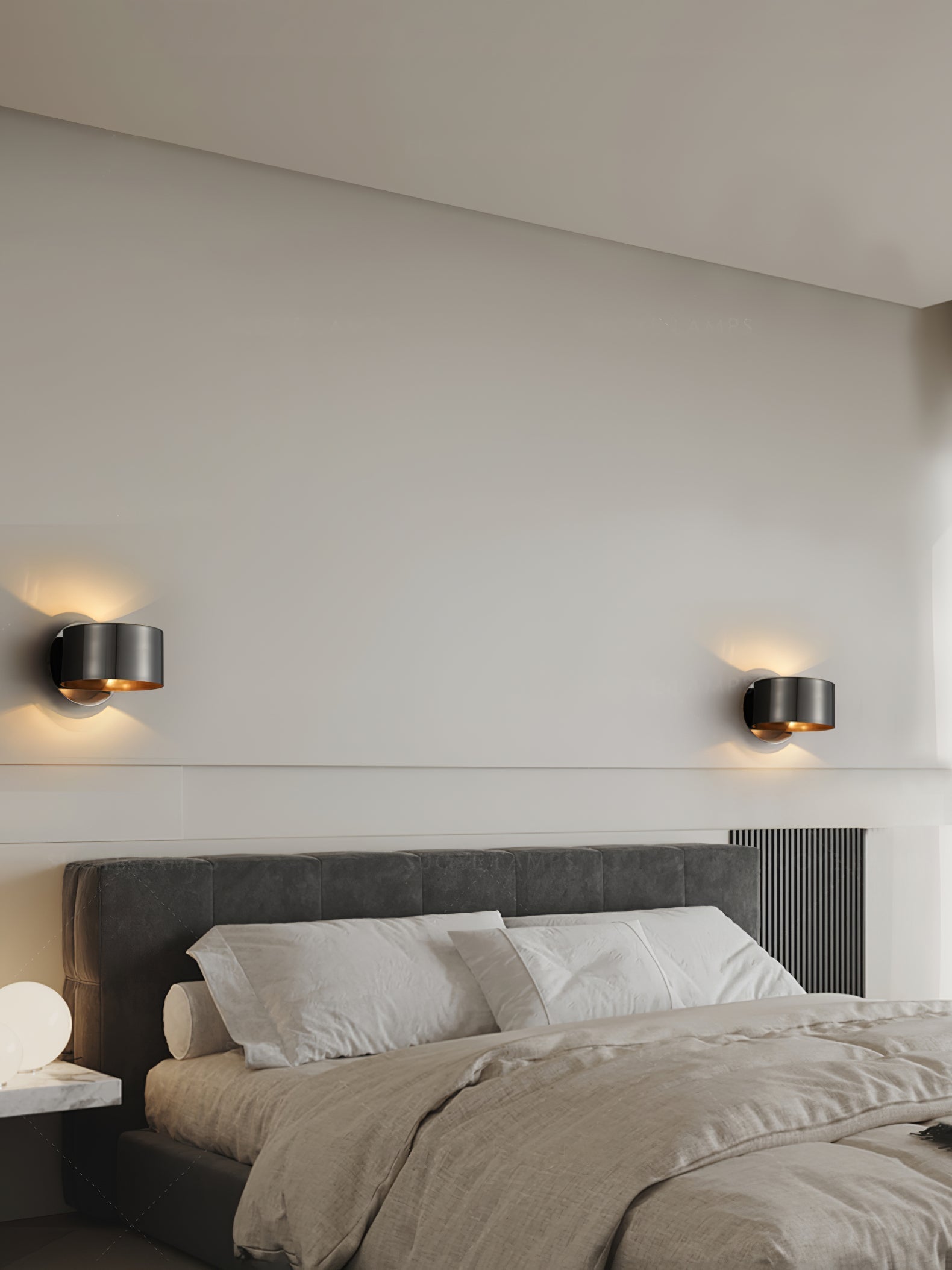 Brass Drum Wall Light