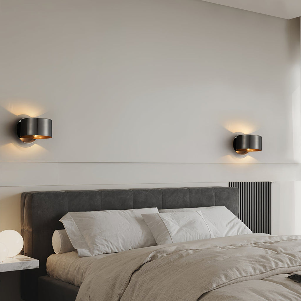 Brass Drum Wall Light