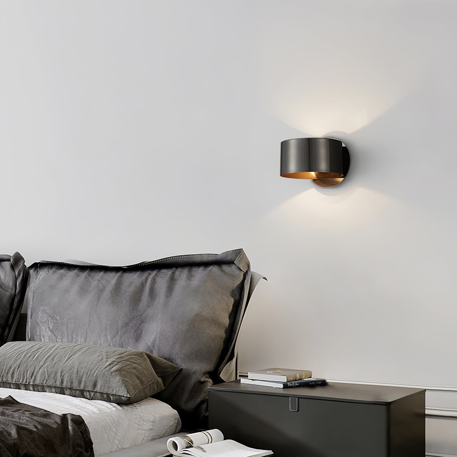 Brass Drum Wall Light