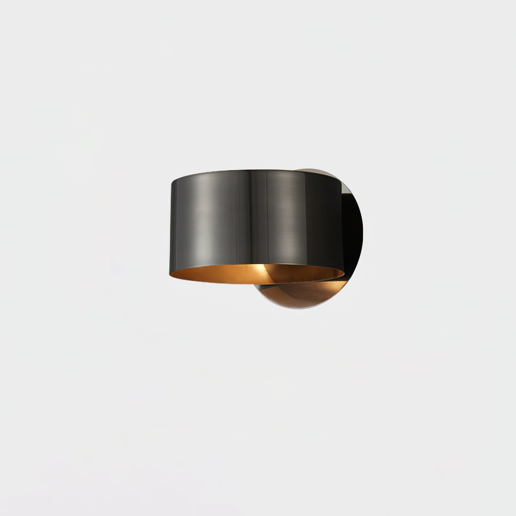 Brass Drum Wall Light