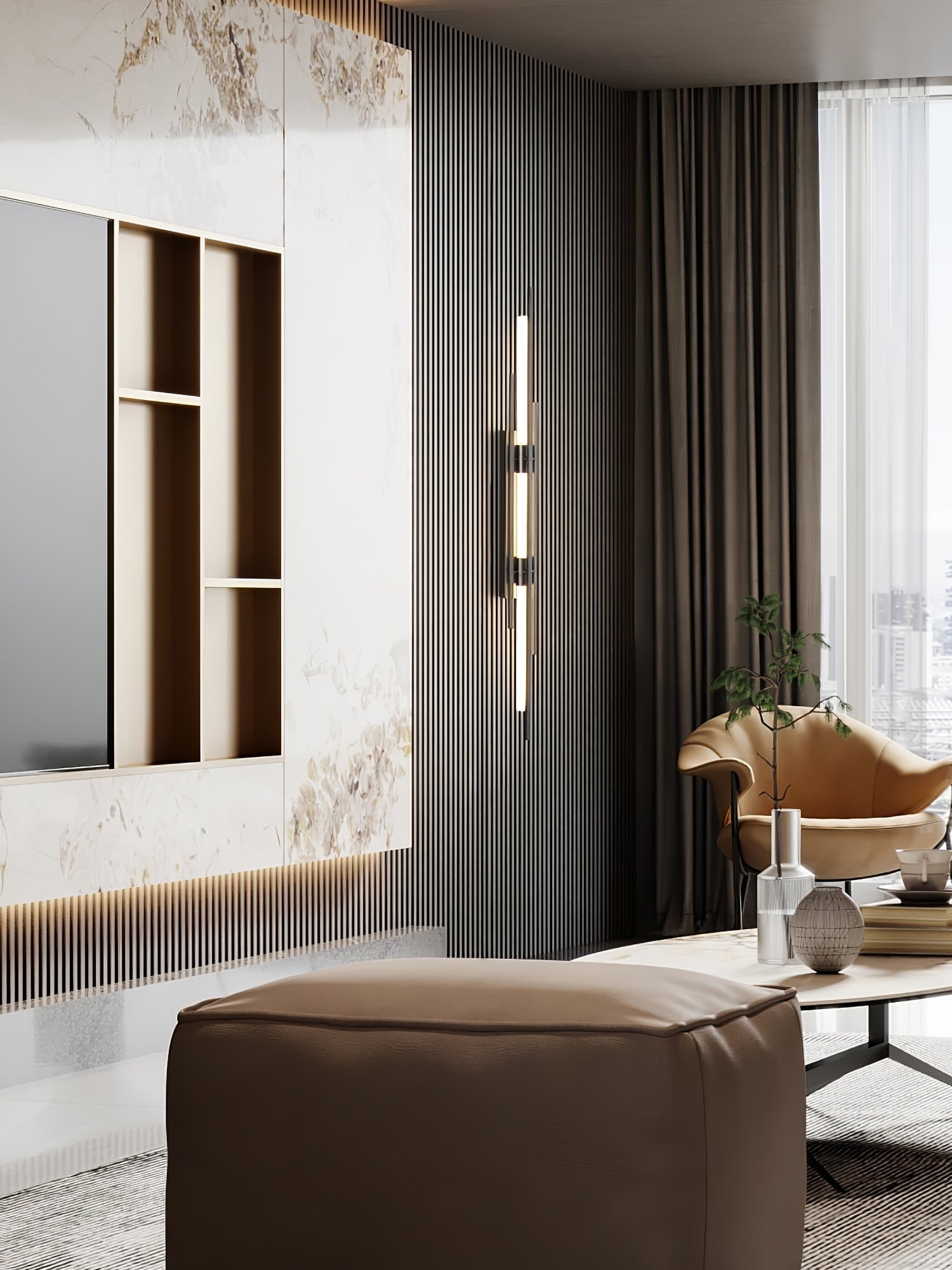 Brass Line Wall Lamp