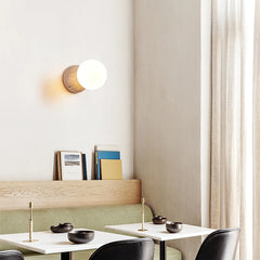 Celestial Travertine Tion Wall Lamp