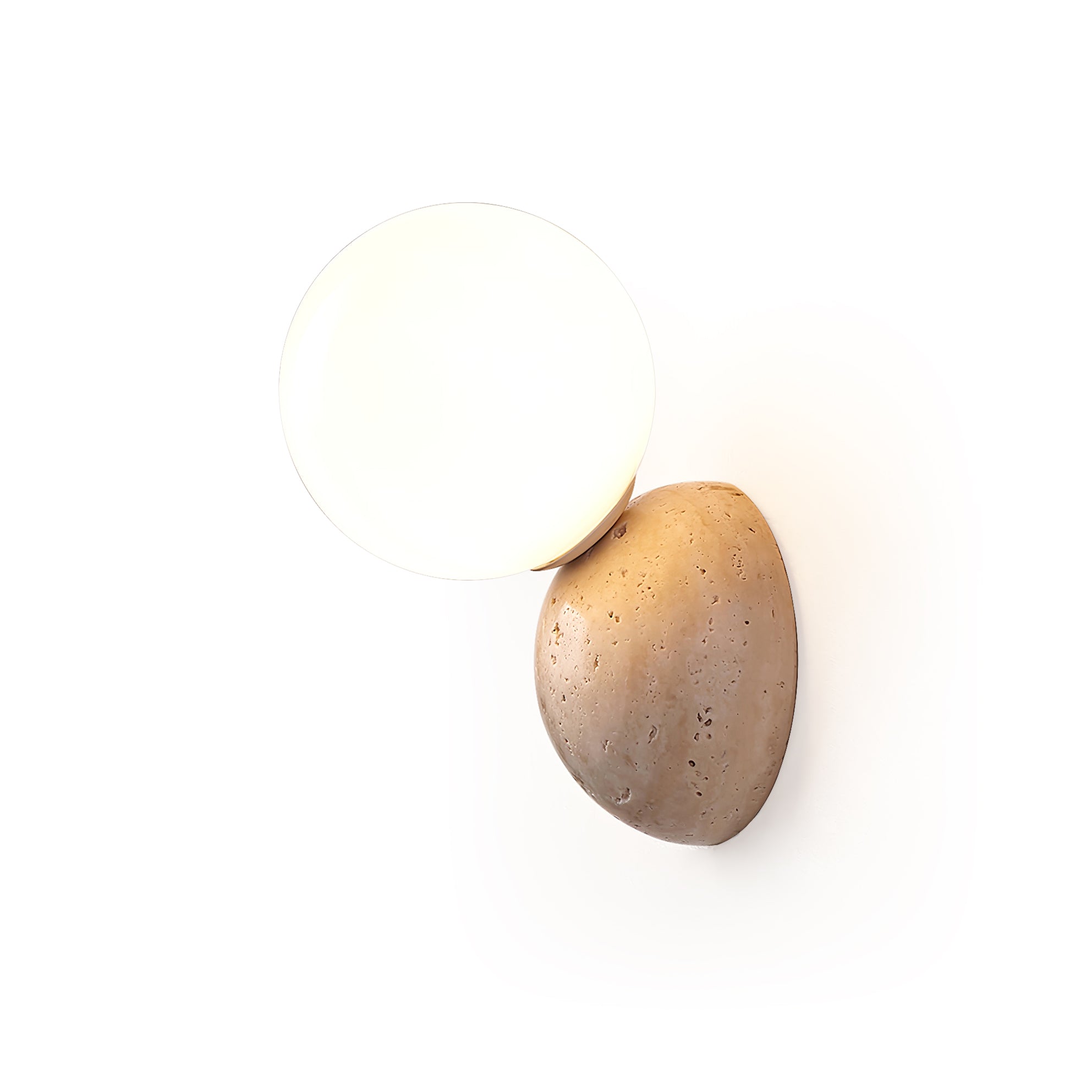 Celestial Travertine Wall Sconce