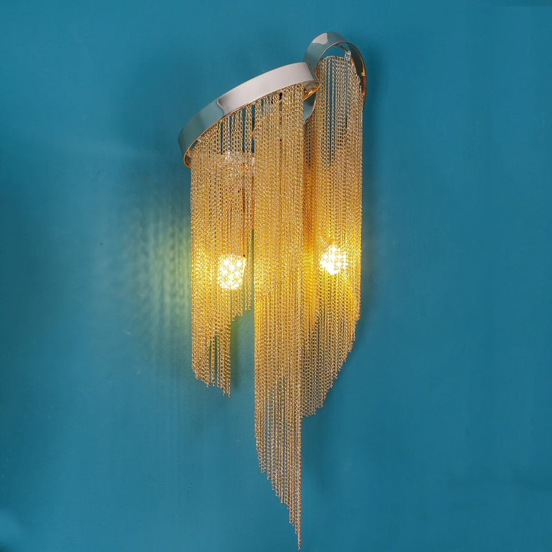 Chain Tassel Wall Lamp