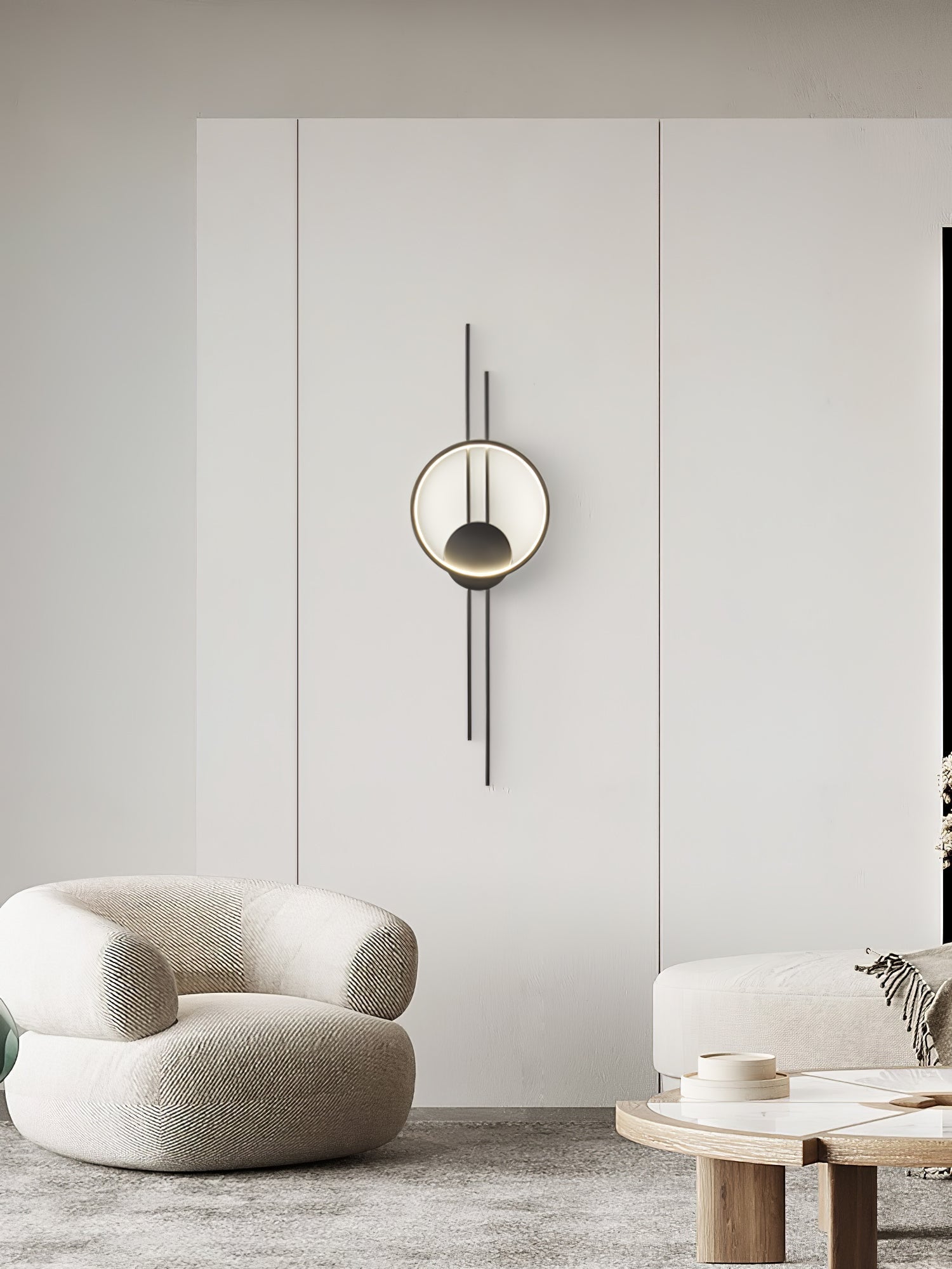 Circle And Line Wall Lamp