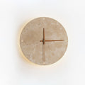 Clock Travertine Wall Lamp