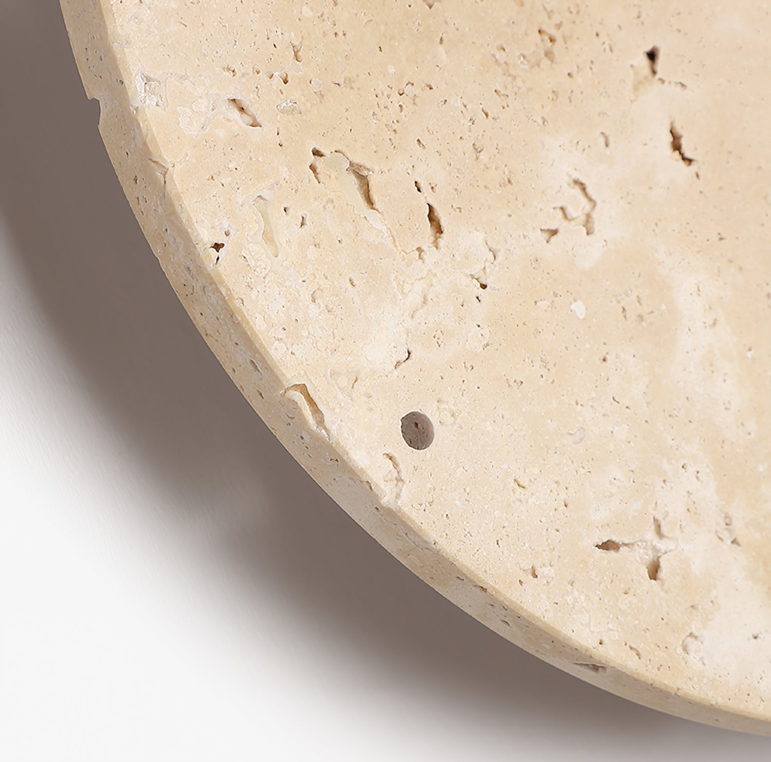 Clock Travertine Wall Lamp