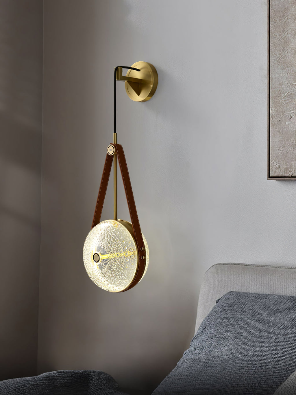 Clock Wall Lamp