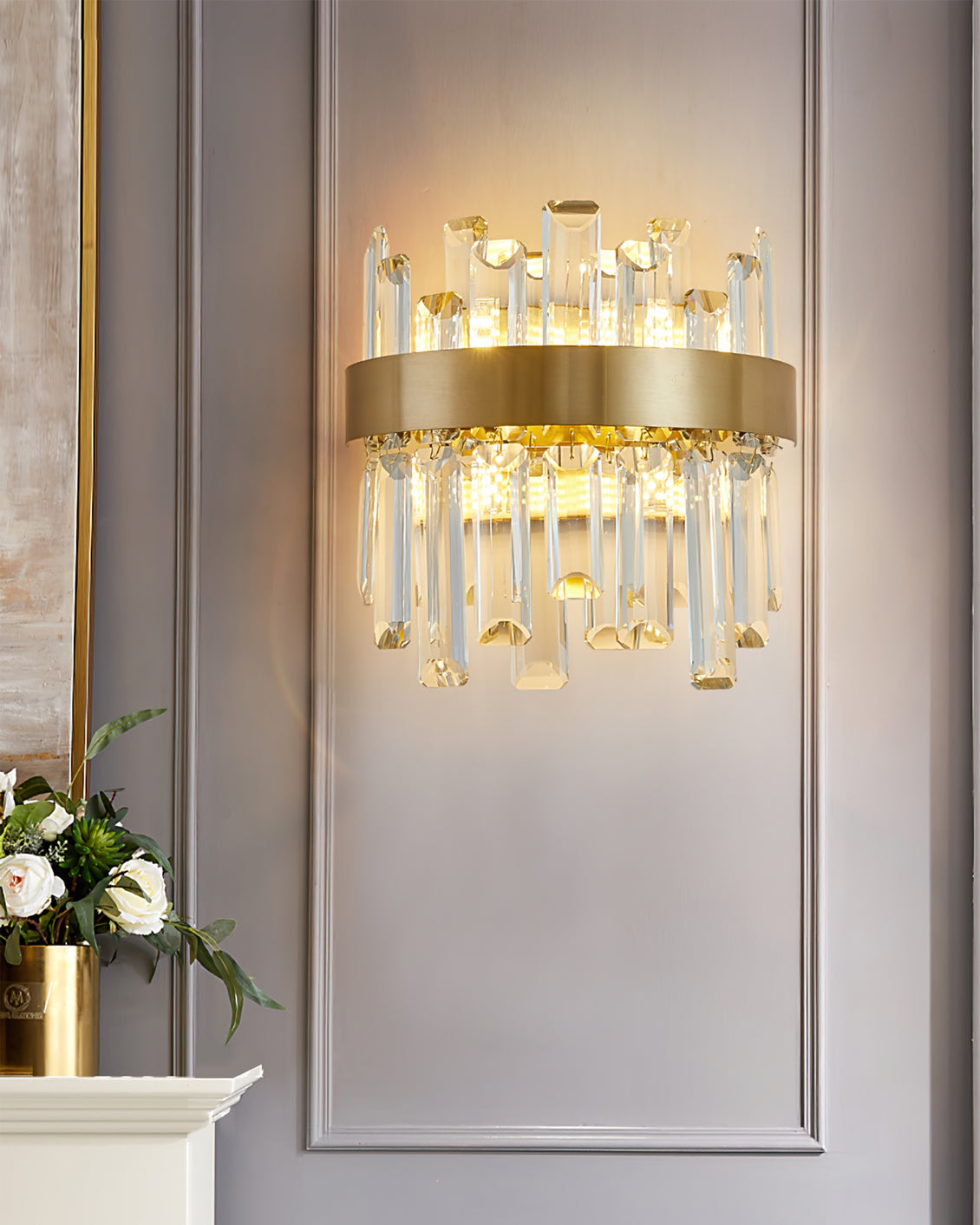 Crystal Statement Wall Lamp