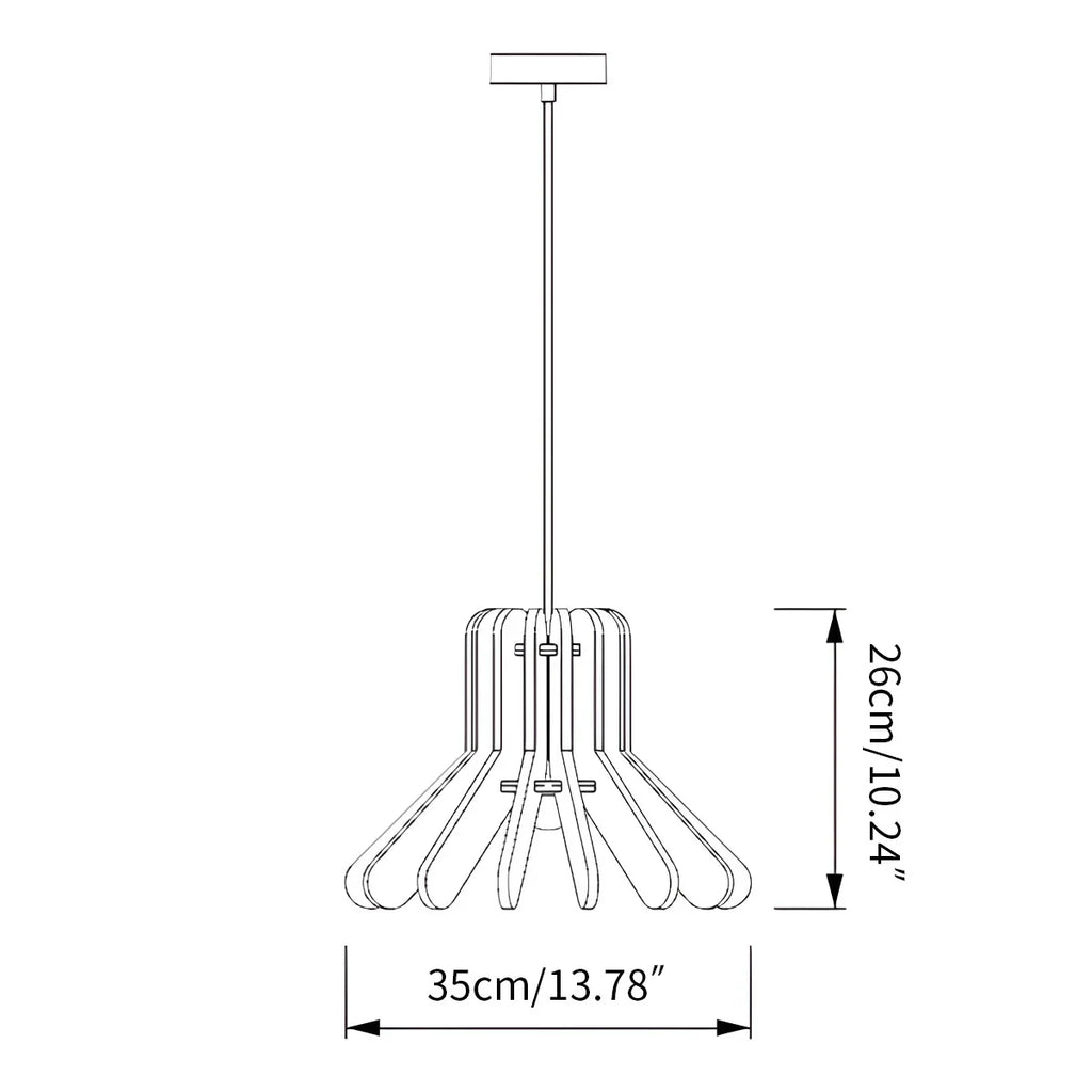 Nordic Octopus Felt Acoustic Pendant Light